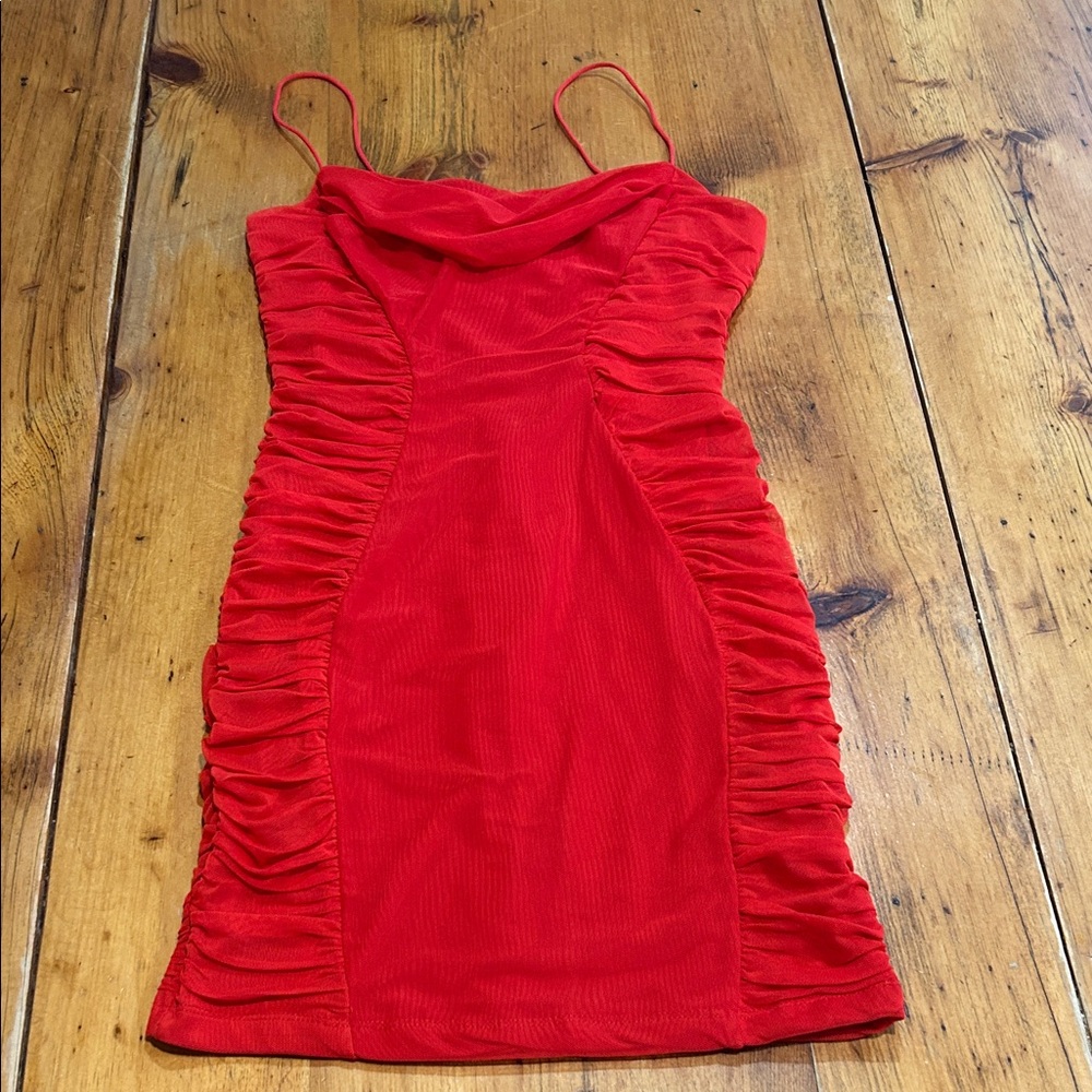 Princess Polly Vibrant Red Mini Dress size 4